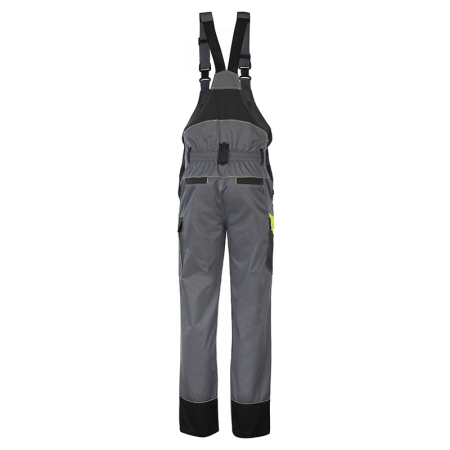 Pantaloni salopeta cu pieptar Rock Safety SHELTER-BP, 65% poliester, 35% bumbac, 250 gr/mp [3]