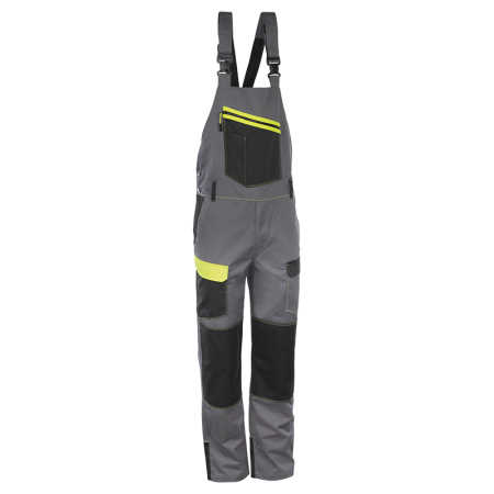 Pantaloni salopeta cu pieptar Rock Safety SHELTER-BP, 65% poliester, 35% bumbac, 250 gr/mp [0]