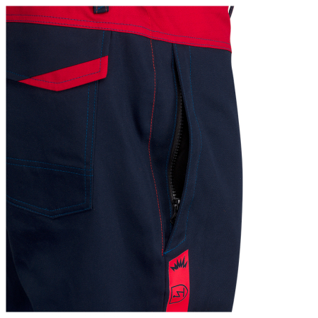 Pantaloni de lucru multifunctionali Rock Safety SPARKING-TR-NR, 80% bumbac, 19% poliester, 1% fibra antistatica [6]