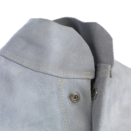 Jacheta protectie sudura Rock Safety SPARKIT-CT, piele spalt de bovina [2]