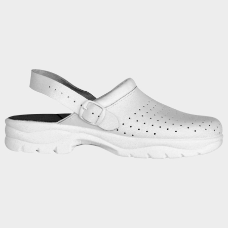 Saboti albi de lucru si protectie - Saboti de lucru cu bareta Stenso GF MAN-C