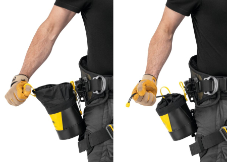 Sac scule Petzl TOOLBAG 1,5L S047Ba00, compatibil cu INTERFAST si carabiniera DJINN, prindere pe ham [2]