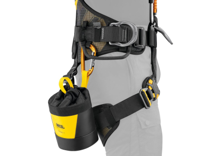 Sac scule Petzl TOOLBAG 1,5L S047Ba00, compatibil cu INTERFAST si carabiniera DJINN, prindere pe ham [1]