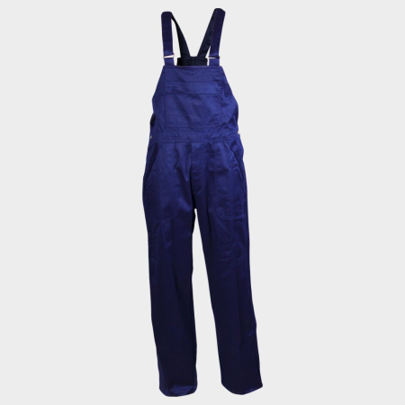 Pantaloni pieptar ignifugi - Pantaloni salopeta cu pieptar ignifugati si antistatici Stenso FA BIBPANTS, 100% bumbac, 360 gr/mp