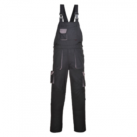 Pantaloni salopeta cu pieptar - Pantaloni salopeta cu pieptar Portwest TEXO CONTRAST TX12, 60% bumbac, 40% poliester, 245g