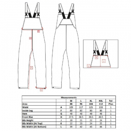 Pantaloni salopeta cu pieptar impermeabili Portwest SEALTEX CLASSIC S453, 100% poliester, 200g [1]