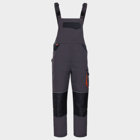 Pantaloni pieptar vatuiti - Pantaloni salopeta cu pieptar matlasata de iarna Stenso KASTOR T/C WINTER, tercot 35/65, 270 gr/mp
