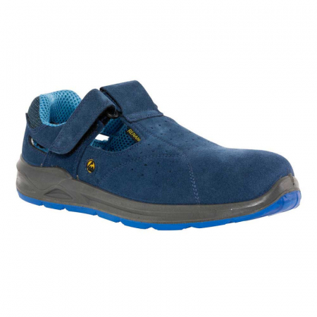 Echipamente de protectie pentru sezonul cald - Sandale de protectie Renania NEW AZURE S1 ESD, cu bombeu din fibra de sticla (5A97)