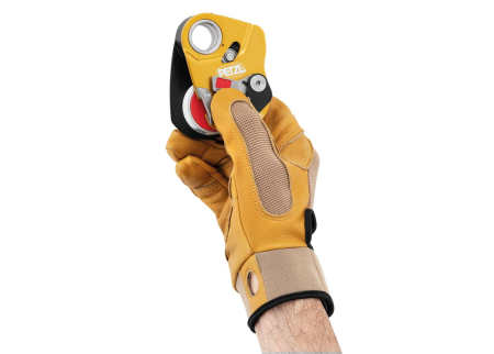 Scripete cu blocare, cu rulment Petzl MINI TRACTION P054Aa00, eficienta 93%, compatibil cu carabinera AMD si WILLIAM [2]