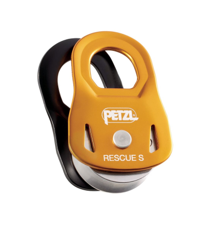 Scripeti - Scripete cu rulment Petzl RESCUE S P050AA00, eficienta 91%, 52g, compatibil cu carabiniera OXAN si SPIRIT SL