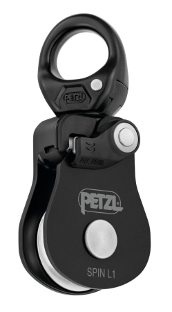 Scripete cu rulment Petzl SPIN L1 P001Ba01, eficienta 95%, cu sistem anti rotatie integrat [0]