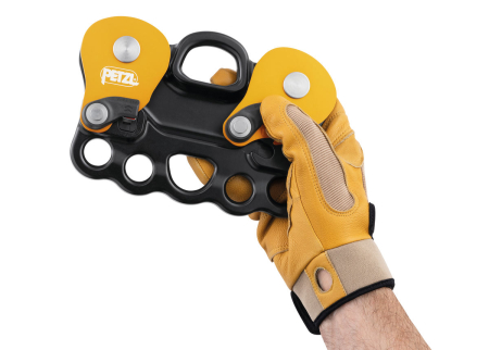 Scripete dublu cu rulment Petzl REEVE P005Aa00, eficienta95%, pentru operatiuni de salvare [3]