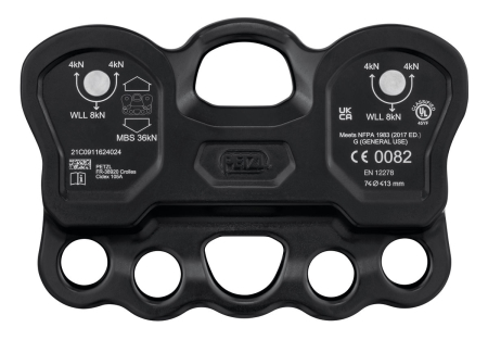 Scripete dublu cu rulment Petzl REEVE P005Aa00, eficienta95%, pentru operatiuni de salvare [1]