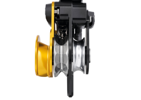 Scripete dublu cu rulment Petzl TWIN REALEASE P001Da00, eficienta95%, cu  blocare si franare pentru operatiuni de salvare [2]