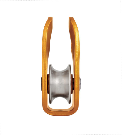 Scripete pe bucsa Petzl FIXE NEW P006AA01, eficienta 71%, 98g, compatibil cu carabiniera OK si WILLIAM [3]