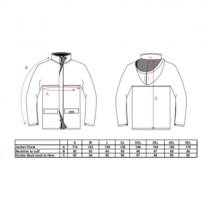 Scurta vatuita de iarna ignifuga Portwest SEALTEX FLAME FR46, 100% poliester, 240g [1]