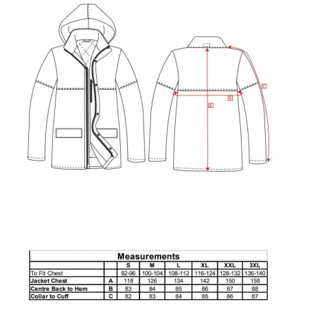 Scurta vatuita de iarna Portwest CORPORATE TRAFFIC S437, 100% poliester, 190g [1]