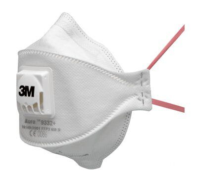 Semimasca cu supapa FFP3 3M 9332+ AURA [2]