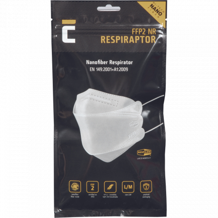 Semimasca de protectie Cerva RESPIRAPTOR FFP2, fara supapa, 3buc [1]