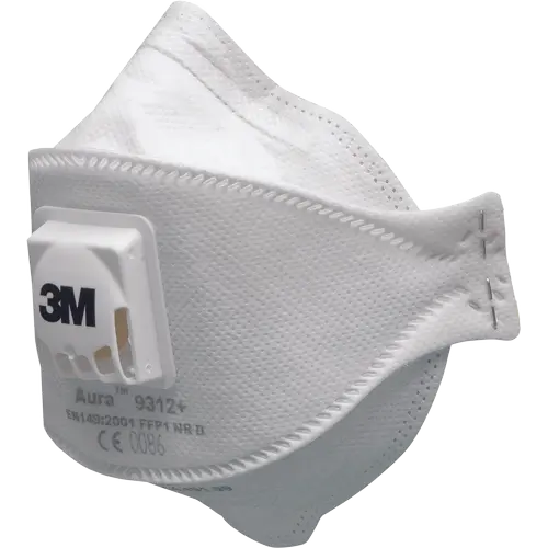 Protectia capului - Semimasca de protectie cu supapa FFP1 3M AURA 9312, pliabila