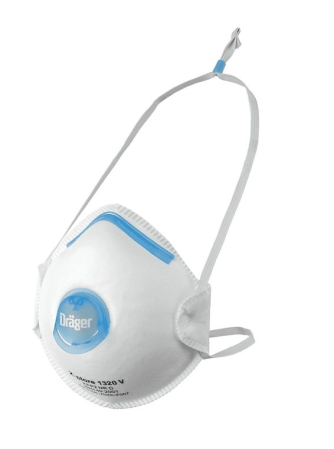 Semimasti FFP2 - Semimasca de protectie Drager X-plore 1320  V FFP2, tip cupa, cu supapa CoolMax