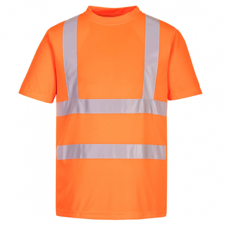 Imbracaminte de lucru - Set 6 buc x Tricou clasic reflectorizant Portwest EC12, 100% poliester, 150 gr/mp