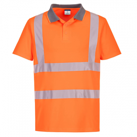 Imbracaminte de lucru - Set 6 buc x Tricou polo reflectorizant Portwest EC10, 100% poliester, 175 gr/mp