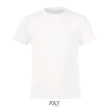 Tricouri - Tricou cu maneca scurta copii Sol's REGENT FIT KIDS, 100% bumbac, 150 g/mp