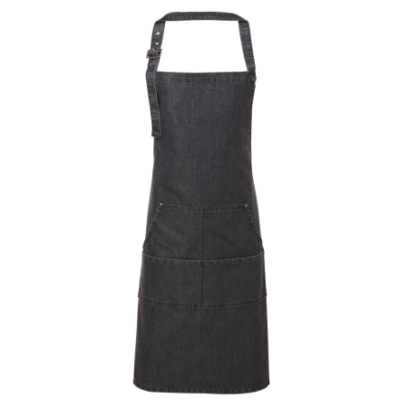 Sorturi impermeabile - Sort denim de protectie Premier JEANS STITCH BIB, 275 g/mp