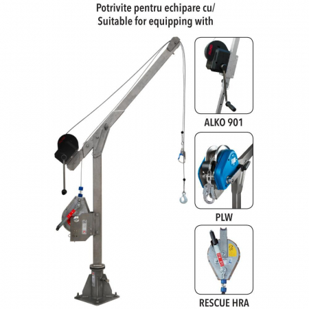 Suport fix pentru perete Vertiqual WALL SLEEVE, de tip WH [1]