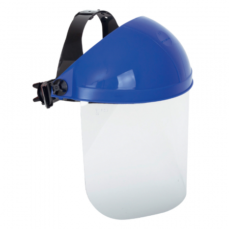 Suport si ecran viziera de protectie Schmerler VISIO, cu prindere pe cap [1]