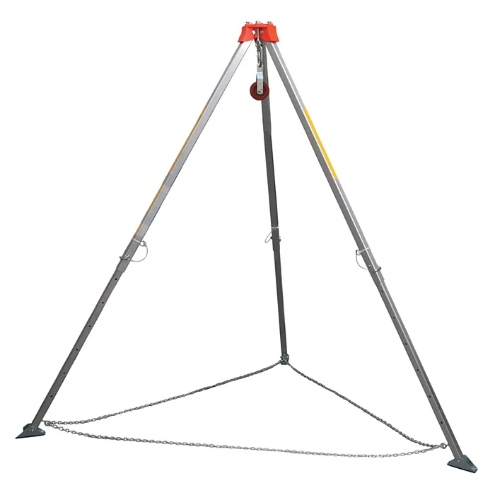 Trepiezi | Trolii pentru lucru in puturi | canale - Trepied Coverguard CADO AT011, Aluminiu, Telescopic 130-230CM