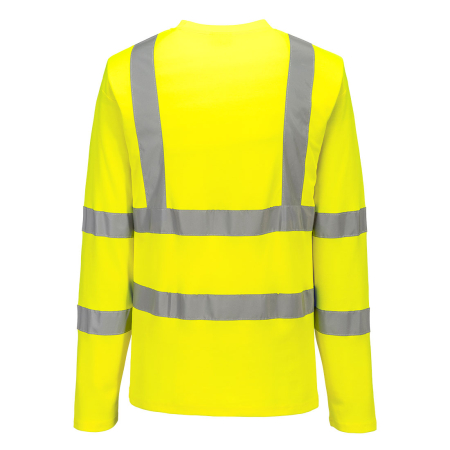 Tricou clasic cu maneca lunga HIVIS S278, 55% bumbac, 45% poliester, 175 gr/mp [2]