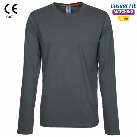 Imbracaminte de lucru - Tricou clasic cu maneca lunga PayperPINETA, 100% bumbac, 165 gr/mp