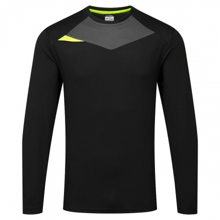 Imbracaminte de lucru - Tricou clasic cu maneca lunga Portwest DX415, 100% poliester, 150 gr/mp