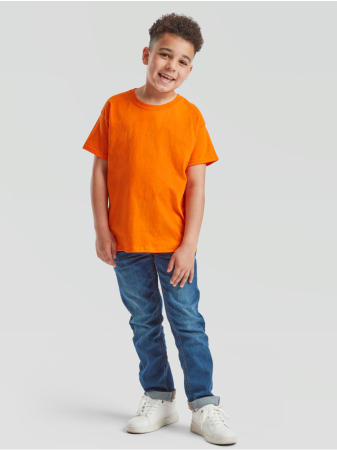 Tricou clasic cu maneca scurta pentru copii Fruit of the Loom KIDS VALUEWEIGHT T, 100% bumbac, 165 gr/mp [17]