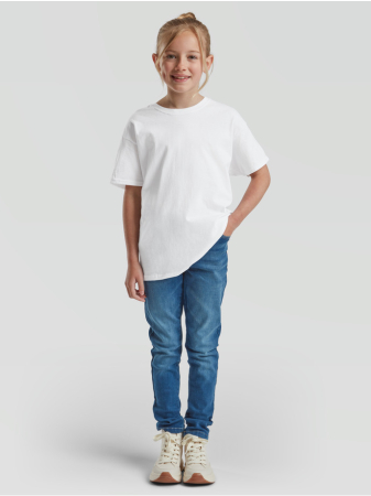 Tricou clasic cu maneca scurta pentru copii Fruit of the Loom KIDS VALUEWEIGHT T, 100% bumbac, 165 gr/mp [10]