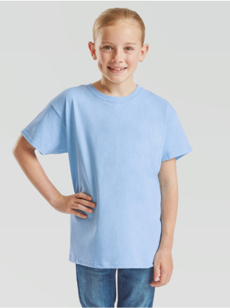 Tricou clasic cu maneca scurta pentru copii Fruit of the Loom KIDS VALUEWEIGHT T, 100% bumbac, 165 gr/mp [22]