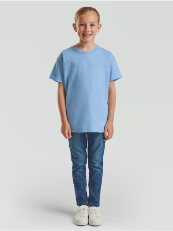 Tricou clasic cu maneca scurta pentru copii Fruit of the Loom KIDS VALUEWEIGHT T, 100% bumbac, 165 gr/mp [21]