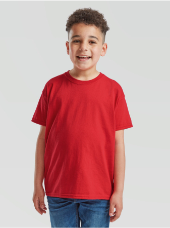 Tricou clasic cu maneca scurta pentru copii Fruit of the Loom KIDS VALUEWEIGHT T, 100% bumbac, 165 gr/mp [13]