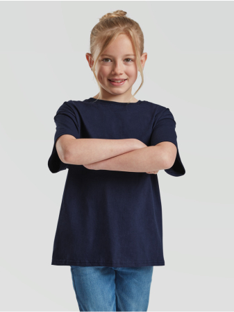 Tricou clasic cu maneca scurta pentru copii Fruit of the Loom KIDS VALUEWEIGHT T, 100% bumbac, 165 gr/mp [4]