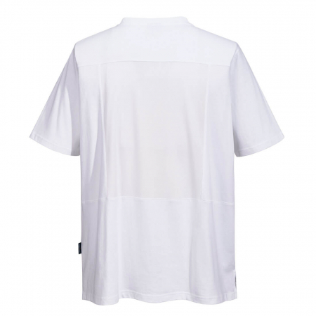 Tricou clasic cu maneca scurta Portwest C195 CHEF MeshAir, 100% bumbac, 195 gr/mp [1]