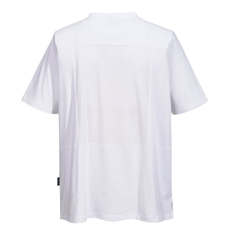 Tricou clasic cu maneca scurta Portwest C195 CHEF MeshAir, 100% bumbac, 195 gr/mp [3]