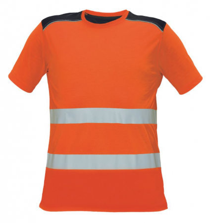 Tricouri clasice reflectorizante - Tricou clasic reflectorizant Cerva KNOXFIELD HV, 100% poliester, 190 gr/mp