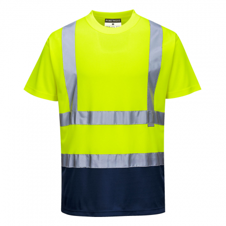 Imbracaminte de lucru - Tricou clasic reflectorizant Portwest S378, 100% poliester, 150 gr/mp