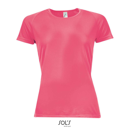 Tricouri clasice - Tricou clasic subtire dama Sol's SPORTY WOMEN, 100% poliester, 140 g/mp