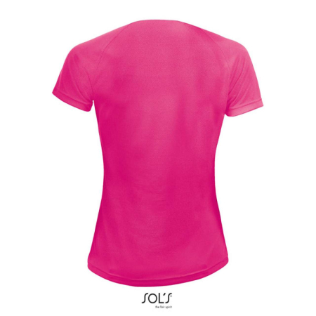 Tricou clasic subtire dama Sol's SPORTY WOMEN, 100% poliester, 140 g/mp [1]