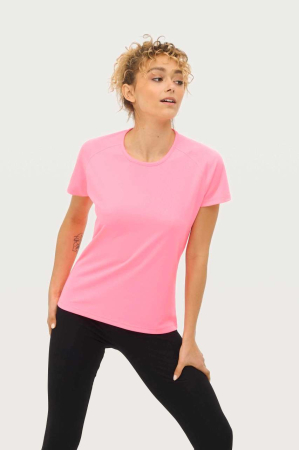Tricou clasic subtire dama Sol's SPORTY WOMEN, 100% poliester, 140 g/mp [2]