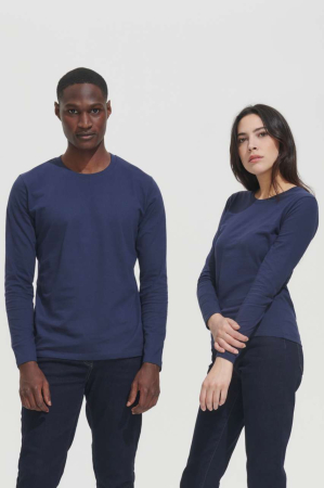 Tricou cu maneca lunga Sol's IMPERIAL LSL MEN, 100% bumbac, 190 g/mp [3]