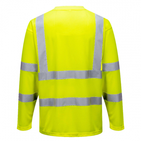 Tricou cu maneca lunga reflectorizant Portwest HIVIS S178, 100% poliester, 150 gr/mp [2]